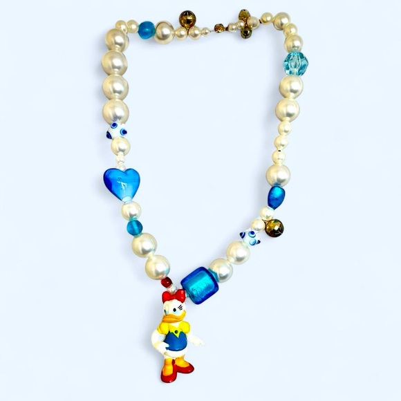Caterina ZangrandoDaisy Duck Cartoon Necklace 💛